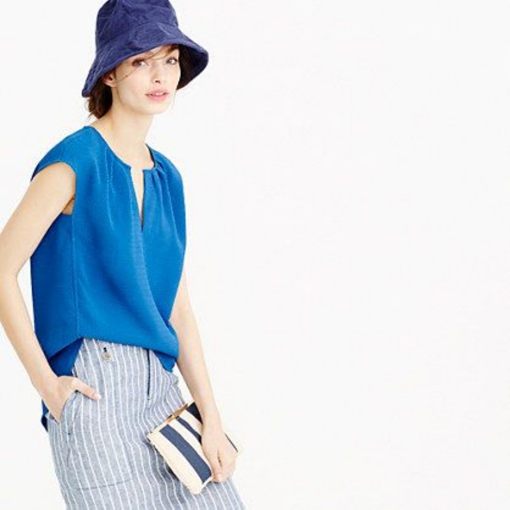 J. Crew Honeycomb cocoon top
